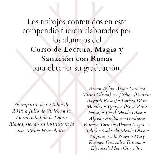 curso de runas, runas en el df, curso de runas online, lectura de runas, hermandad de la diosa blanca, medicina espiral, tarwe hrossdottir, runas en mexico