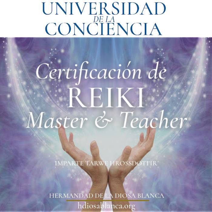 Da terapia reiki y enseña a otros a dar reiki