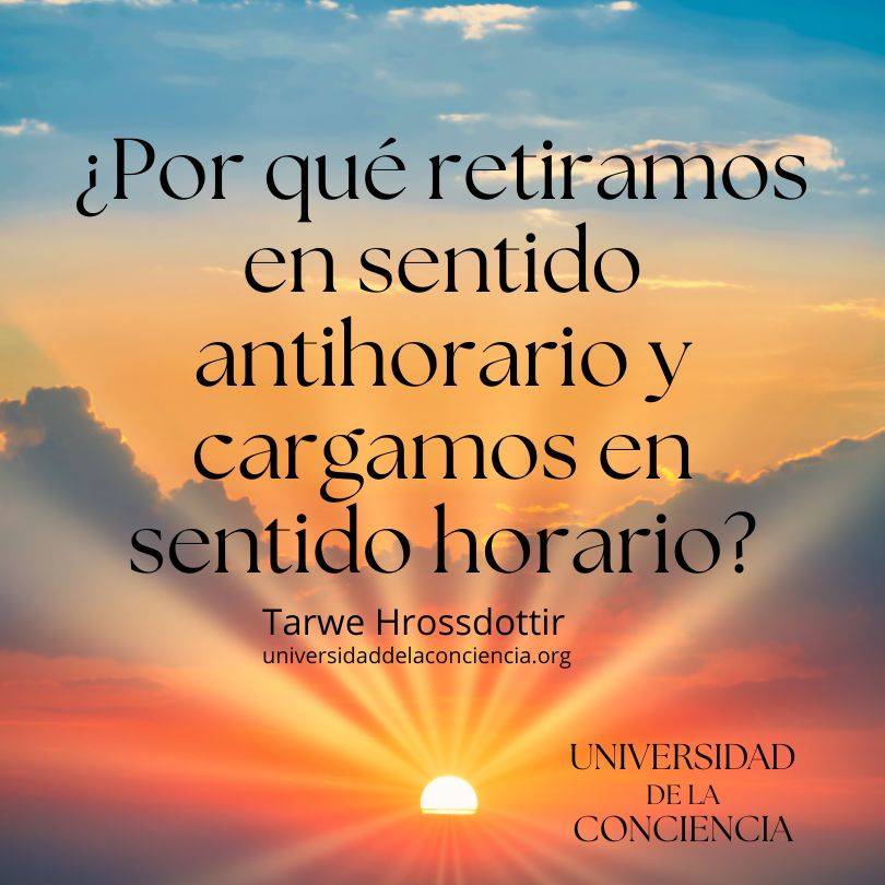 Por qué limpiamos en sentido antihorario