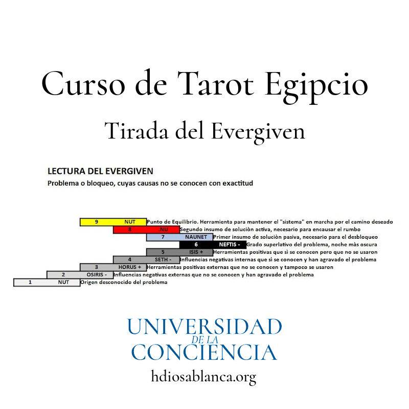 Tiradas con Tarot Egipcio: Evergiven ~Curso de Tarot Egipcio